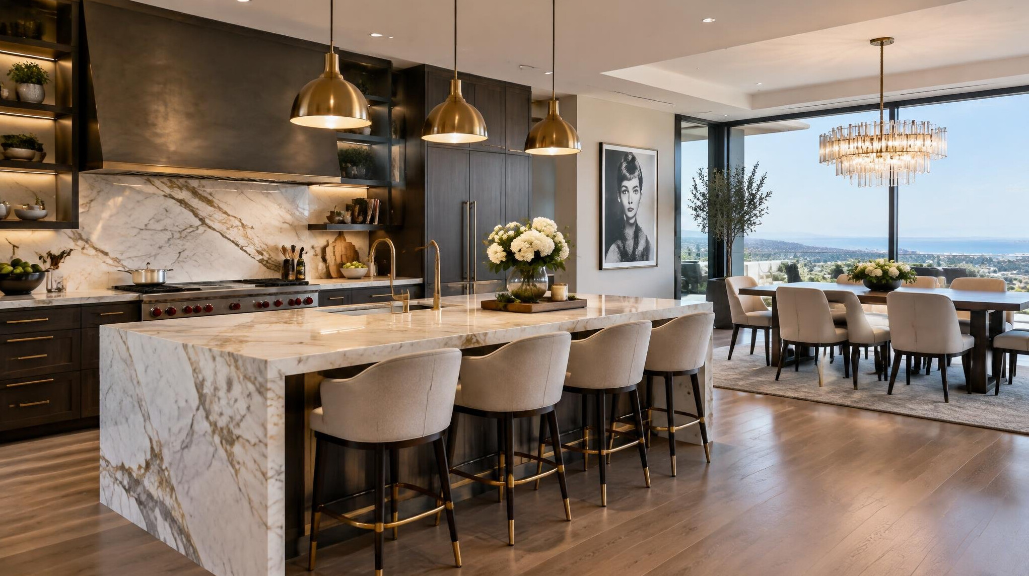 modern celebrity kitchen