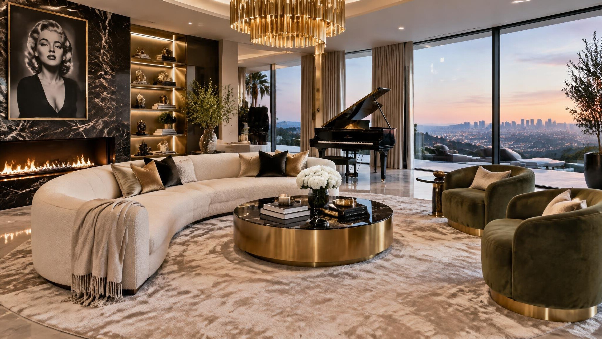 celebrity home interior