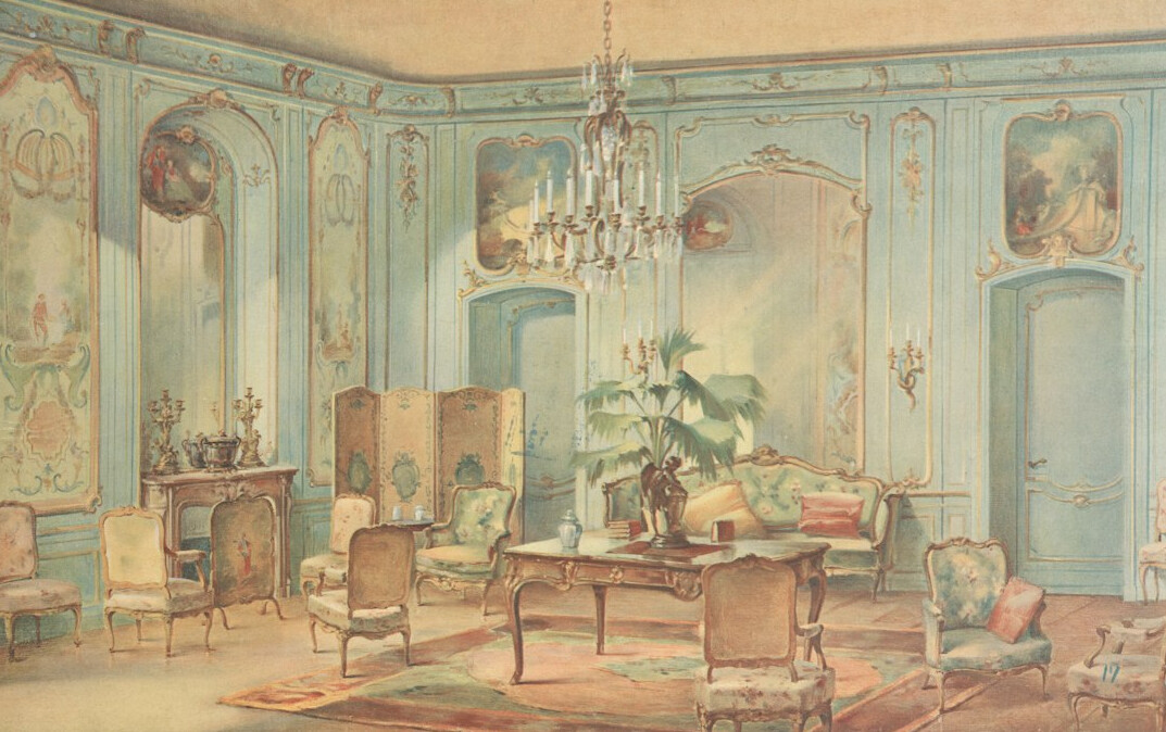 french chateau interior