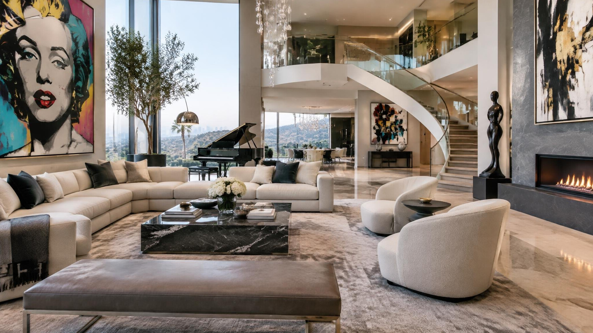celebrity home interior